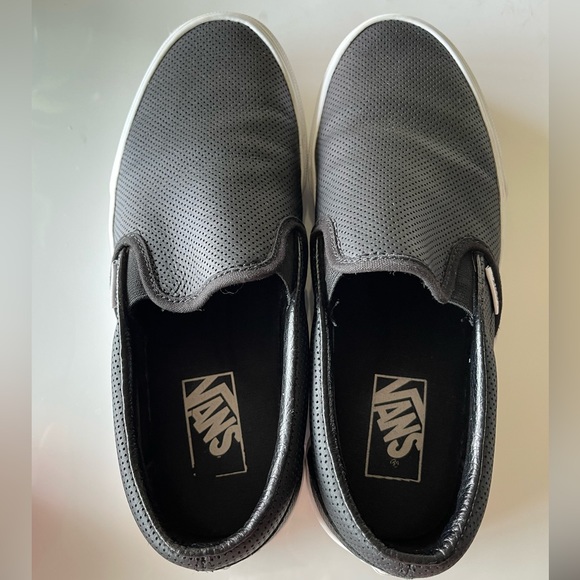 Vans Perf Slip On Leather Shoe - Picture 5 of 8